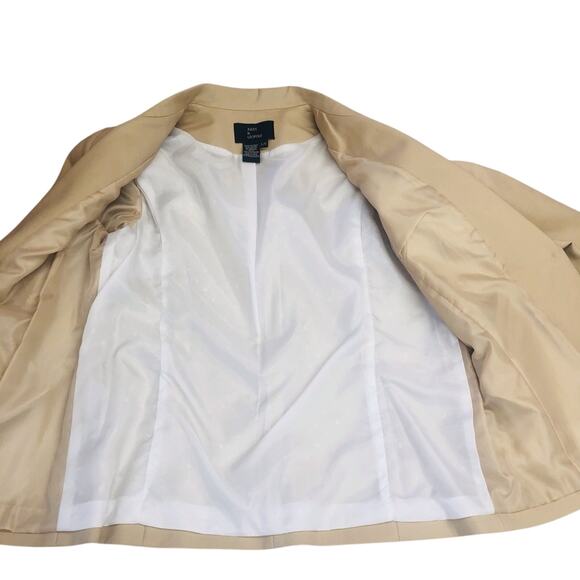 Jules & Leopold Tan Blazer Single Button Patch Pockets Normcore Office Attire - Picture 8 of 16